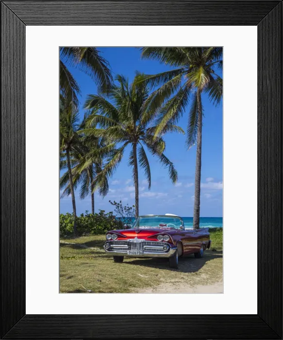 Framed Print : 1959 Dodge Custom Loyal Lancer Convertible, Playa del Este, Havana, Cuba Framed Print : 1959 Dodge Custom Loyal Lancer Convertible, Playa del Este, Havana, Cuba