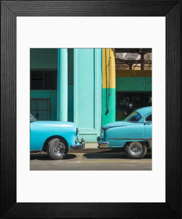 Framed Print : Classic 50s American cars, Avenida de Italia, Centro Habana, Havana, Cuba Framed Print : Classic 50s American cars, Avenida de Italia, Centro Habana, Havana, Cuba