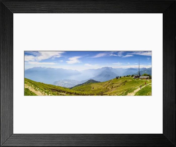 Framed Print : Elevated view over Lake Maggiore from Cardada Cimetta, Locarno, Tessin, Ticino Framed Print : Elevated view over Lake Maggiore from Cardada Cimetta, Locarno, Tessin, Ticino
