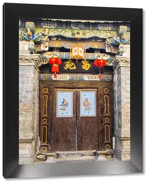 Door in Tuanshan historical village, Yunnan, China