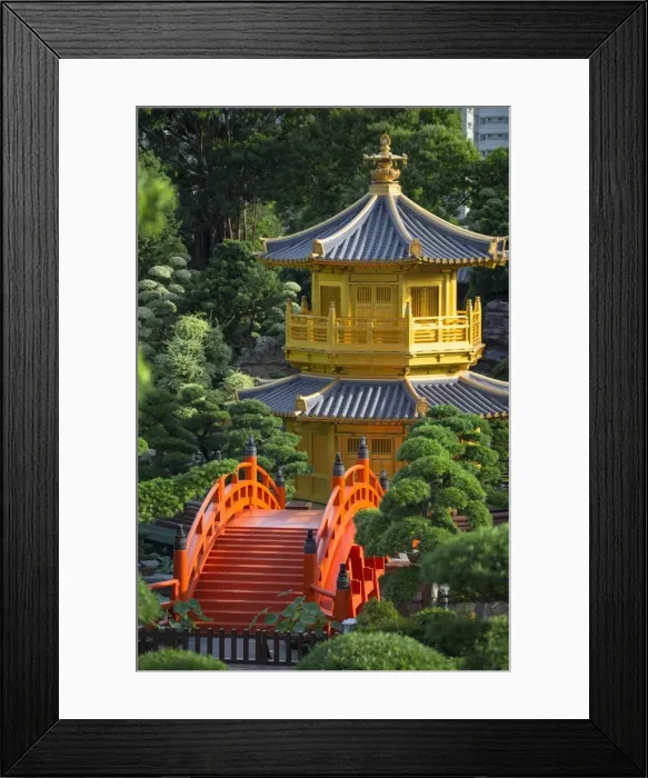 Framed Print : Pagoda in Nan Lian Garden at Chi Lin Nunnery, Diamond Hill, Kowloon, Hong Kong Framed Print : Pagoda in Nan Lian Garden at Chi Lin Nunnery, Diamond Hill, Kowloon, Hong Kong