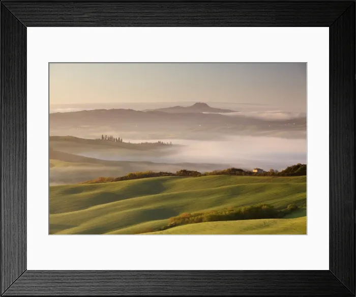 Framed Print : The rolling hills. San Quirico, Orcia valley, Tuscany, Italy Framed Print : The rolling hills. San Quirico, Orcia valley, Tuscany, Italy