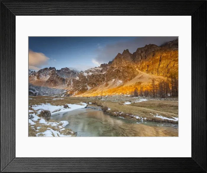 Framed Print : Buscagna valley, Alpe Devero, Ossola valley, Piedmont, Italy Framed Print : Buscagna valley, Alpe Devero, Ossola valley, Piedmont, Italy