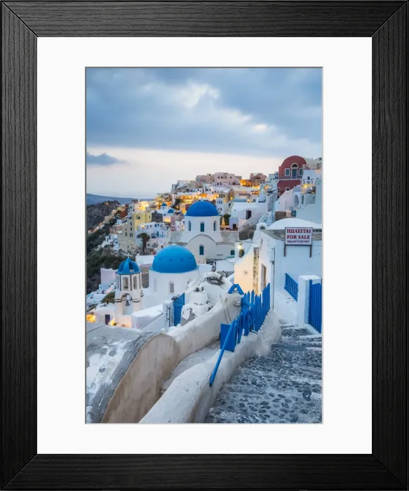 Framed Print : Oia, Santorini (Thira), Cyclades Islands, Greece Framed Print : Oia, Santorini (Thira), Cyclades Islands, Greece