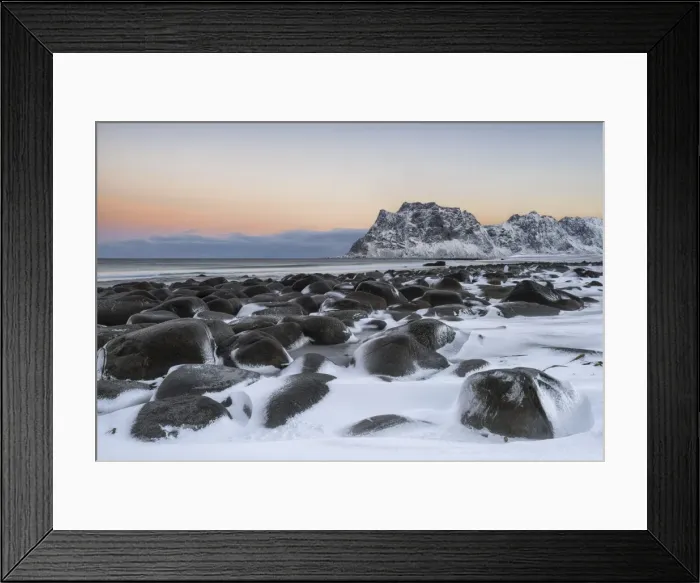 Framed Print : Utakleiv - Lofoten islands, Norway Framed Print : Utakleiv - Lofoten islands, Norway