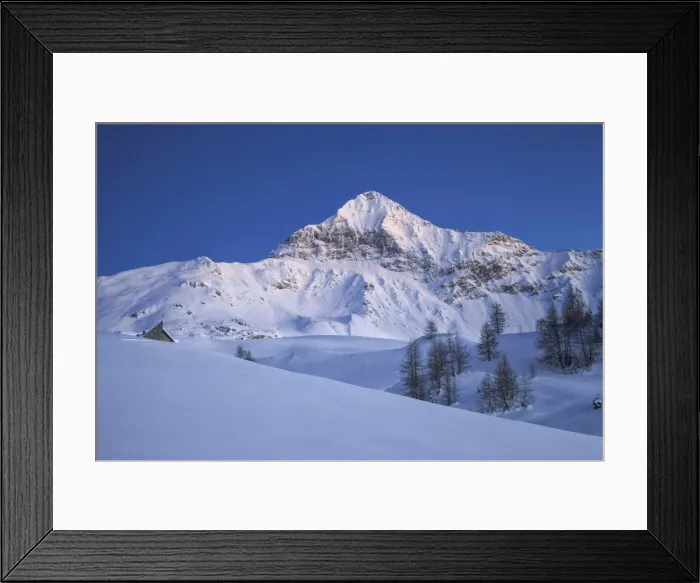 Framed Print : Scalino peak, Malenco valley, Lombardy, Italy