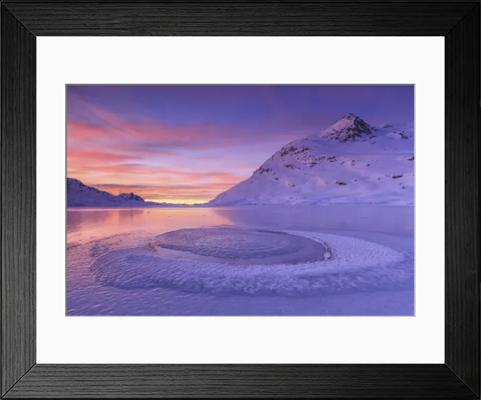 Framed Print : Lake Bianco at Bernina Pass. Canton of Graubunden. Engadine. Switzerland. Europe Framed Print : Lake Bianco at Bernina Pass. Canton of Graubunden. Engadine. Switzerland. Europe