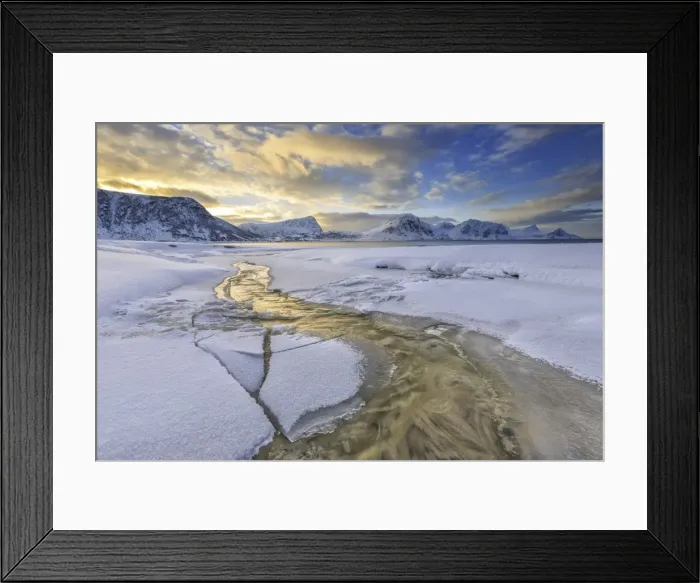 Framed Print : Haukland Lofoten Islands Norway Europe Framed Print : Haukland Lofoten Islands Norway Europe