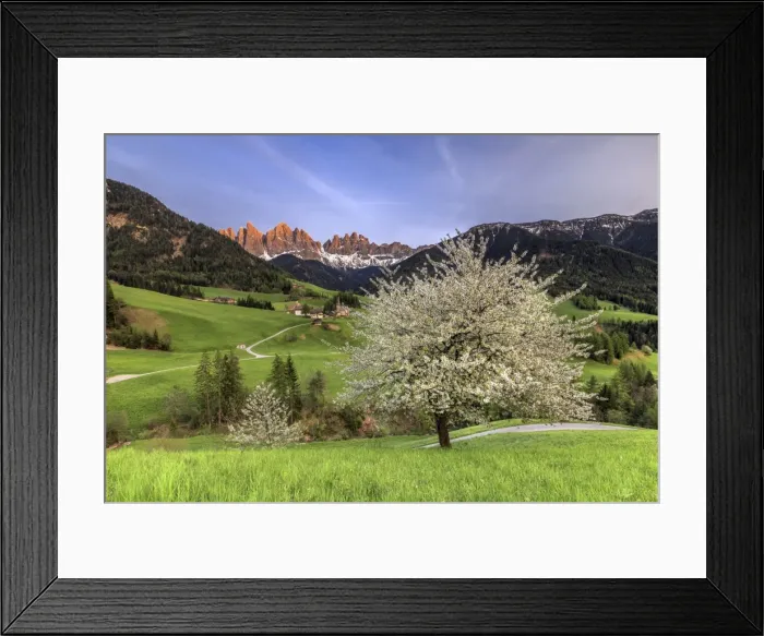 Framed Print : St. Magdalena and the Odle group. Funes Valley South Tyrol Dolomites Italy Europe Framed Print : St. Magdalena and the Odle group. Funes Valley South Tyrol Dolomites Italy Europe