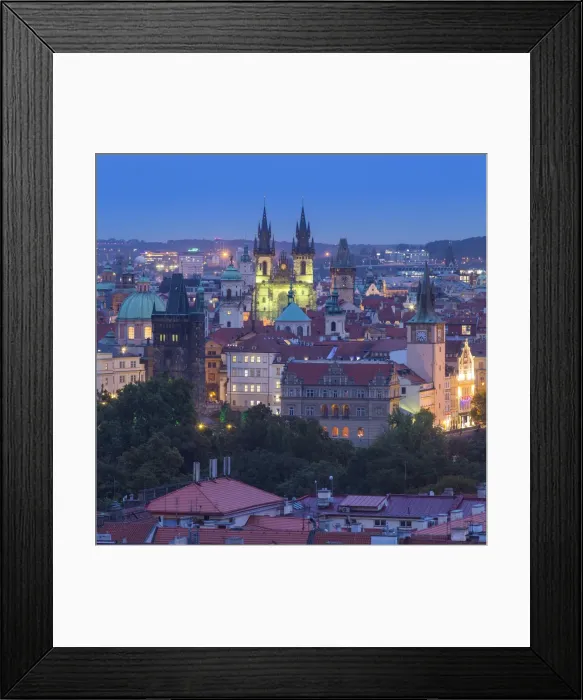 Framed Print : Church of our Lady before Tyn and Old Town, Prague, Czech Republic Framed Print : Church of our Lady before Tyn and Old Town, Prague, Czech Republic