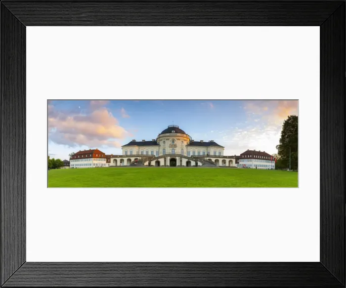 Framed Print : Castle Solitude near Stuttgart illuminated at sunset, Stuttgart, Germany Framed Print : Castle Solitude near Stuttgart illuminated at sunset, Stuttgart, Germany