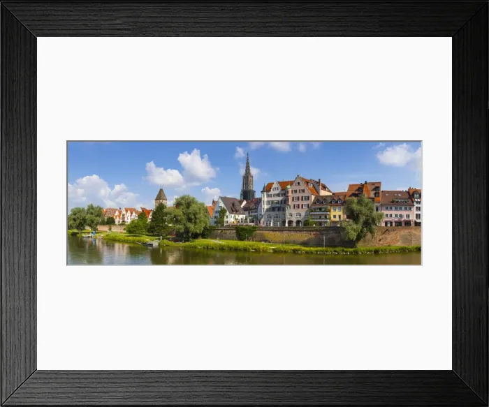 Framed Print : Old Town Ulm & The River Danube, Ulm, Baden-Wurttemberg, Germany Framed Print : Old Town Ulm & The River Danube, Ulm, Baden-Wurttemberg, Germany