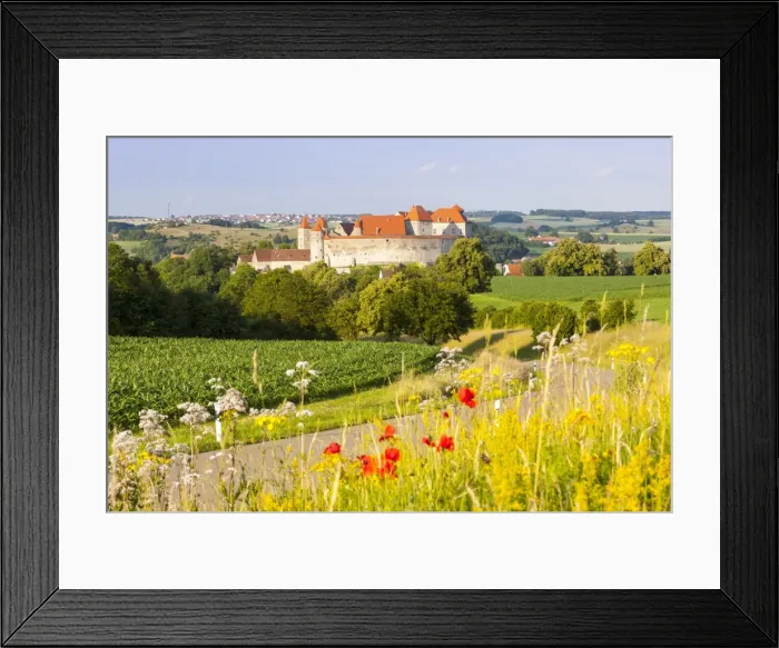 Framed Print : The picturesque Medieval Harburg Castle, Harburg, Swabia, Bavaria, Germany Framed Print : The picturesque Medieval Harburg Castle, Harburg, Swabia, Bavaria, Germany