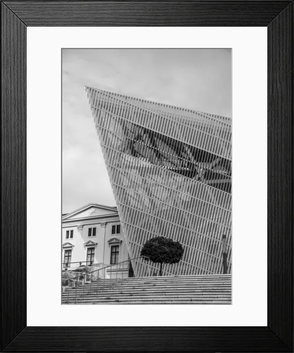 Framed Print : Extension by Daniel Libeskind, Militarhistorische Museum, Dresden, Saxony, Germany Framed Print : Extension by Daniel Libeskind, Militarhistorische Museum, Dresden, Saxony, Germany