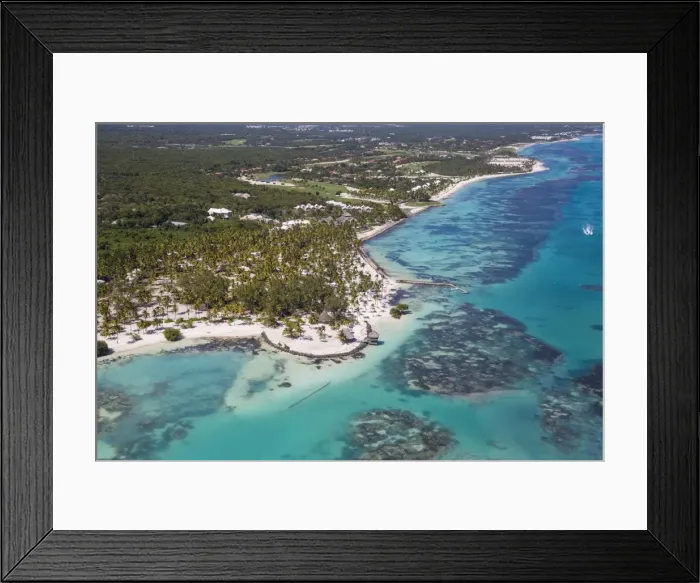 Framed Print : Dominican Republic, Punta Cana, View of Cap Cana, Juanillo Framed Print : Dominican Republic, Punta Cana, View of Cap Cana, Juanillo