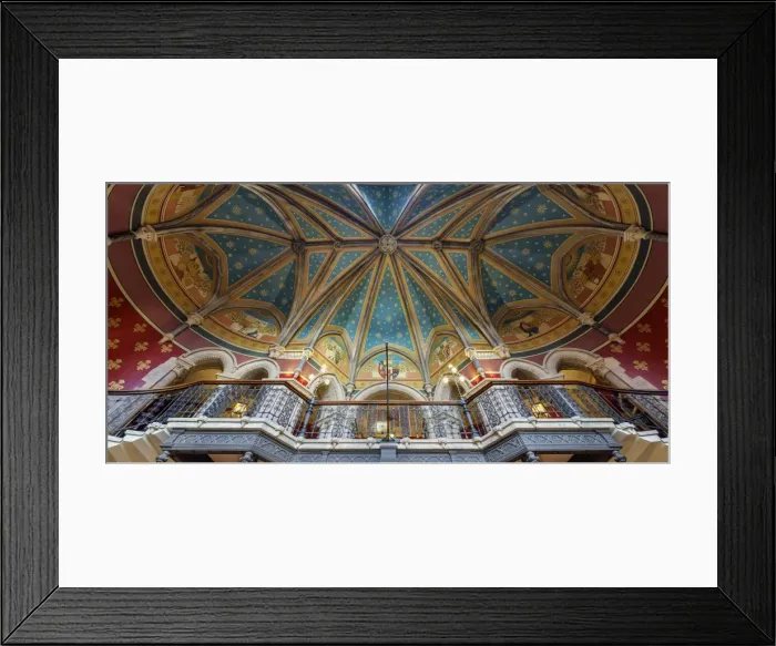 Framed Print : Europe, United Kingdom, England, Middlesex, London, St Pancras Hotel, Grand Staircase Framed Print : Europe, United Kingdom, England, Middlesex, London, St Pancras Hotel, Grand Staircase