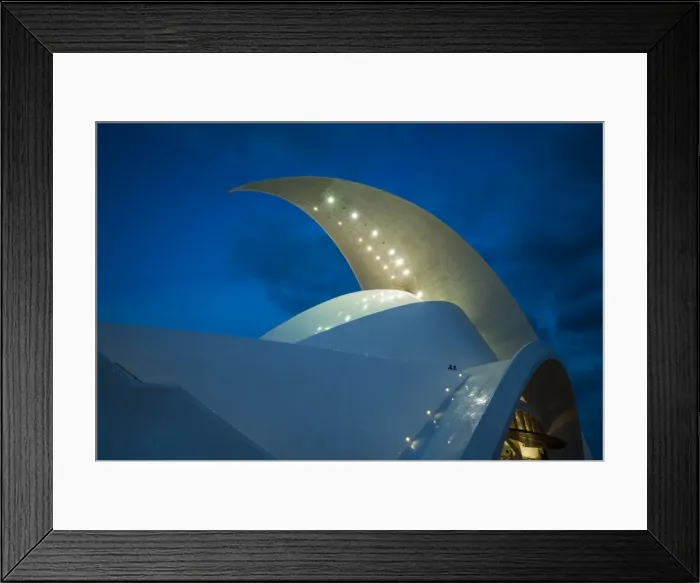 Framed Print : Spain, Canary Islands, Tenerife, Santa Cruz de Tenerife, Auditorio de Tenerife Adan Framed Print : Spain, Canary Islands, Tenerife, Santa Cruz de Tenerife, Auditorio de Tenerife Adan