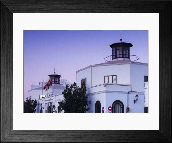 Framed Print : Spain, Canary Islands, Lanzarote, Arecife, town hall, dawn Framed Print : Spain, Canary Islands, Lanzarote, Arecife, town hall, dawn