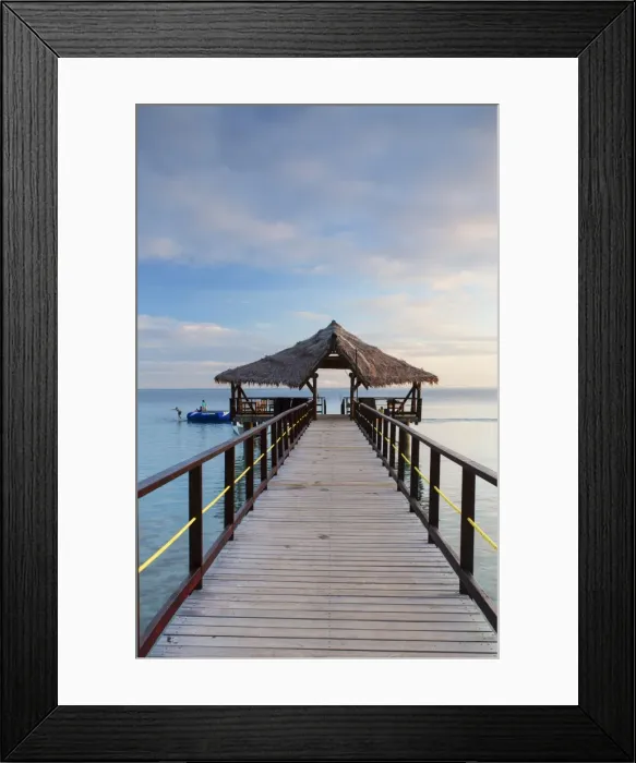 Framed Print : Jetty on Leleuvia Island, Lomaiviti Islands, Fiji Framed Print : Jetty on Leleuvia Island, Lomaiviti Islands, Fiji