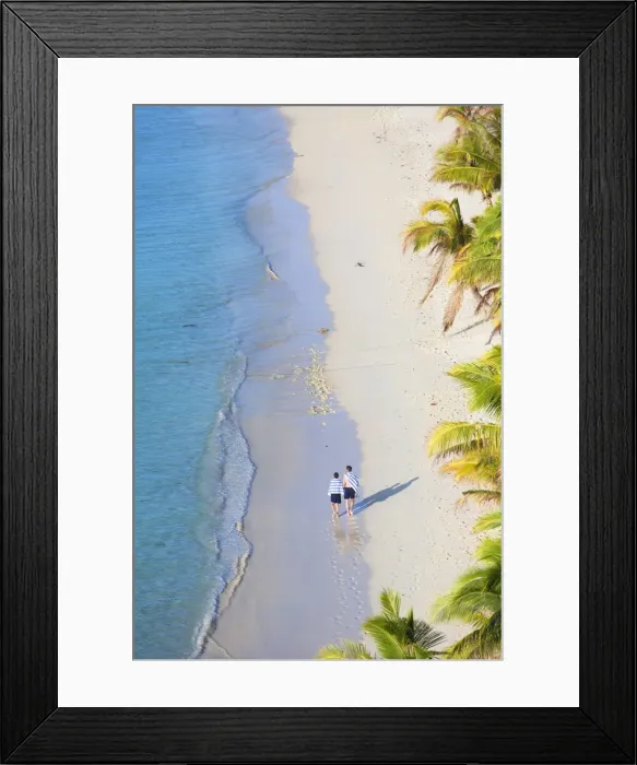 Framed Print : Boys walking on beach at Mana Island Resort, Mana Island, Mamanuca Islands, Fiji Framed Print : Boys walking on beach at Mana Island Resort, Mana Island, Mamanuca Islands, Fiji