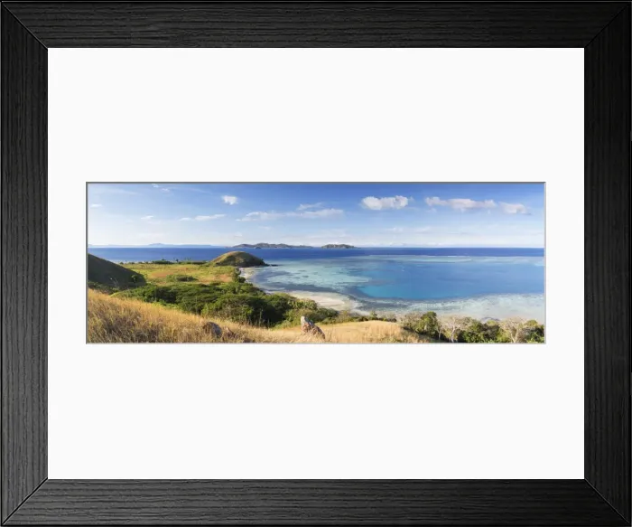 Framed Print : View of Mana Island, Mamanuca Islands, Fiji Framed Print : View of Mana Island, Mamanuca Islands, Fiji