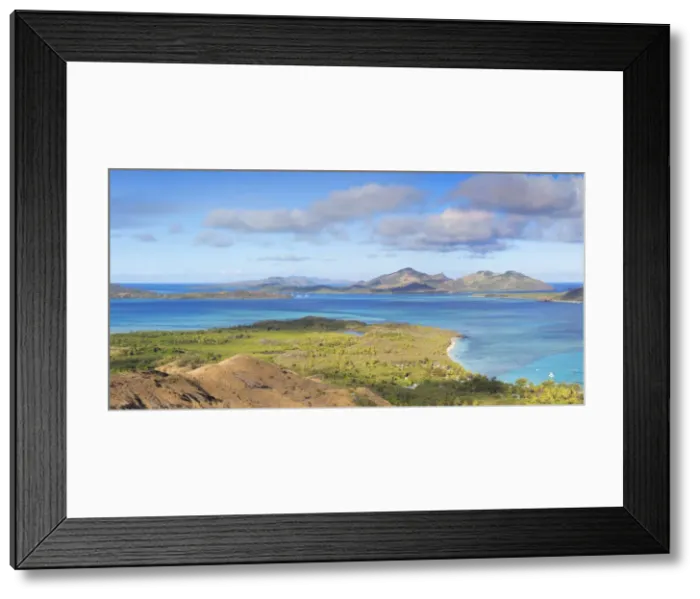 Framed Print : View of Blue Lagoon, Nacula Island, Yasawa Islands, Fiji Framed Print : View of Blue Lagoon, Nacula Island, Yasawa Islands, Fiji