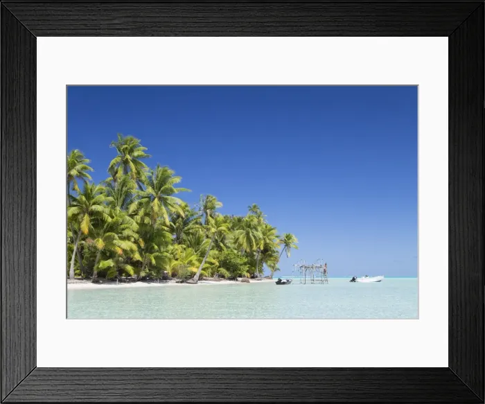 Framed Print : Motu Pit Aau, Bora Bora, Society Islands, French Polynesia Framed Print : Motu Pit Aau, Bora Bora, Society Islands, French Polynesia