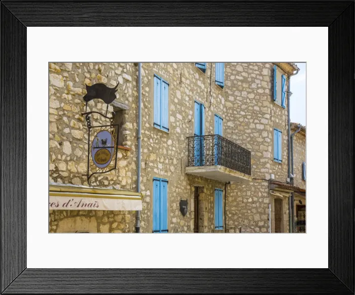 Framed Print : Stone house in Gourdon, Alpes-Maritimes, Provence-Alpes-Cote D Azur, French Riviera Framed Print : Stone house in Gourdon, Alpes-Maritimes, Provence-Alpes-Cote D Azur, French Riviera