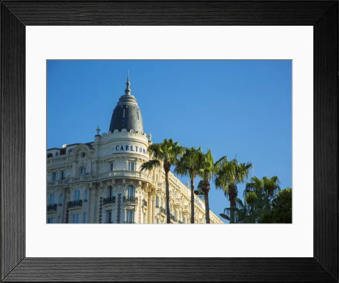 Framed Print : Carlton Hotel, Cannes, Alpes-Maritimes, Provence-Alpes-Cote D Azur, French Riviera