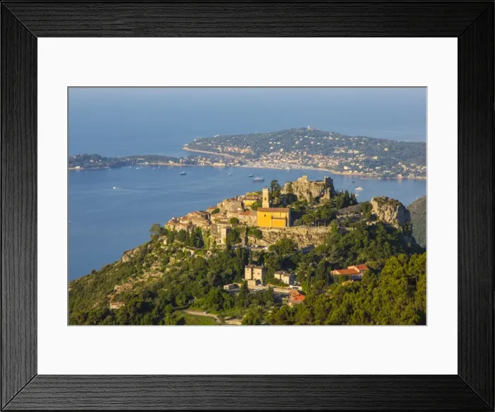 Framed Print : Eze, Alpes-Maritimes, Provence-Alpes-Cote D Azur, French Riviera, France Framed Print : Eze, Alpes-Maritimes, Provence-Alpes-Cote D Azur, French Riviera, France