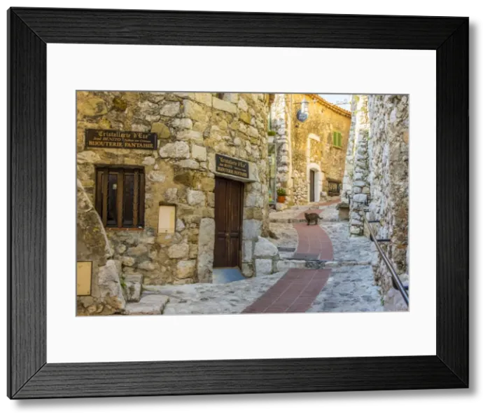 Framed Print : Eze, Alpes-Maritimes, Provence-Alpes-Cote D Azur, French Riviera, France Framed Print : Eze, Alpes-Maritimes, Provence-Alpes-Cote D Azur, French Riviera, France