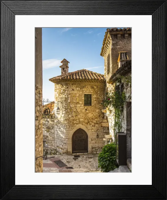 Framed Print : Eze, Alpes-Maritimes, Provence-Alpes-Cote D Azur, French Riviera, France Framed Print : Eze, Alpes-Maritimes, Provence-Alpes-Cote D Azur, French Riviera, France