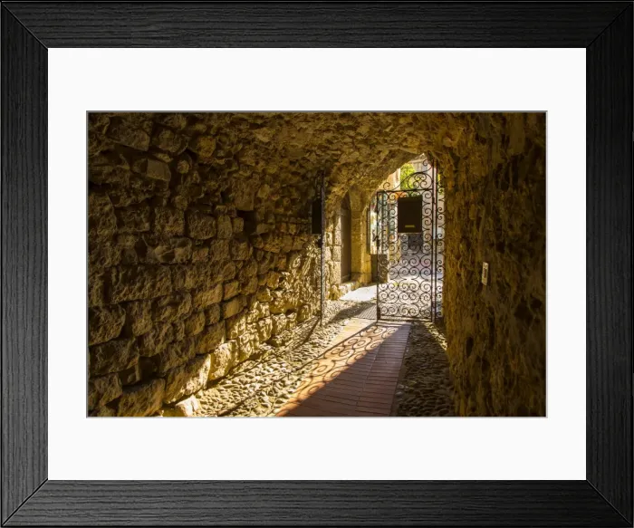 Framed Print : Eze, Alpes-Maritimes, Provence-Alpes-Cote D Azur, French Riviera, France