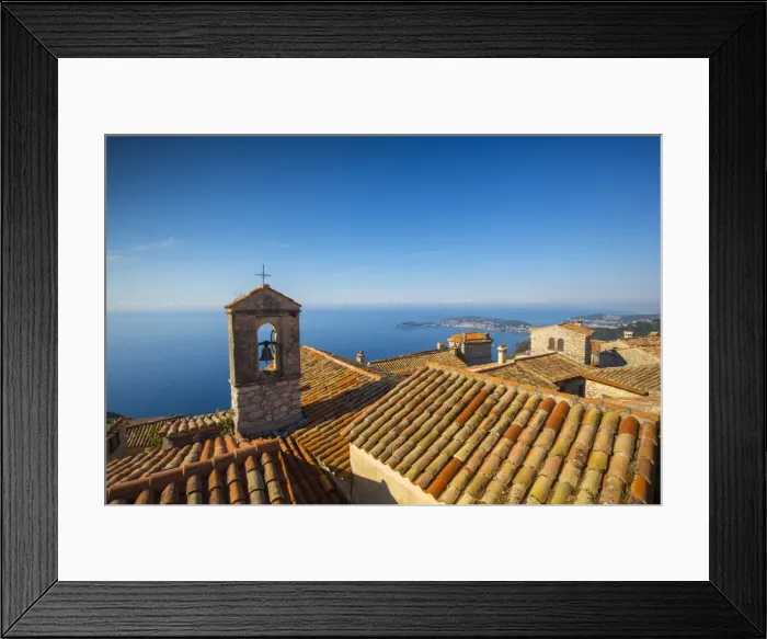 Framed Print : Eze, Alpes-Maritimes, Provence-Alpes-Cote D Azur, French Riviera, France Framed Print : Eze, Alpes-Maritimes, Provence-Alpes-Cote D Azur, French Riviera, France