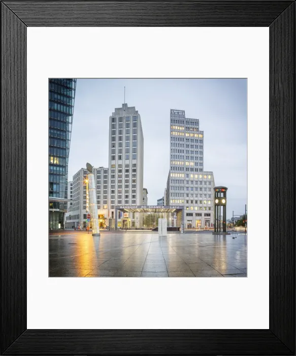 Framed Print : Germany, Deutschland. Berlin. Berlin Mitte. Potsdamer Platz Framed Print : Germany, Deutschland. Berlin. Berlin Mitte. Potsdamer Platz