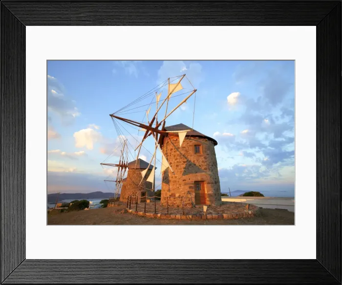 Framed Print : Windmills Of Chora, Patmos, Dodecanese, Greek Islands, Greece, Europe Framed Print : Windmills Of Chora, Patmos, Dodecanese, Greek Islands, Greece, Europe