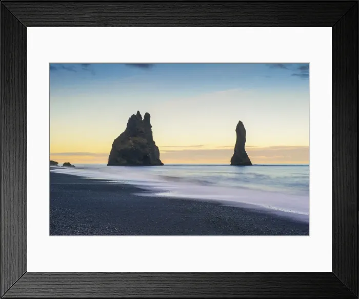 Framed Print : Vik, southern Iceland. Reynisfjara beach and rock formations Framed Print : Vik, southern Iceland. Reynisfjara beach and rock formations