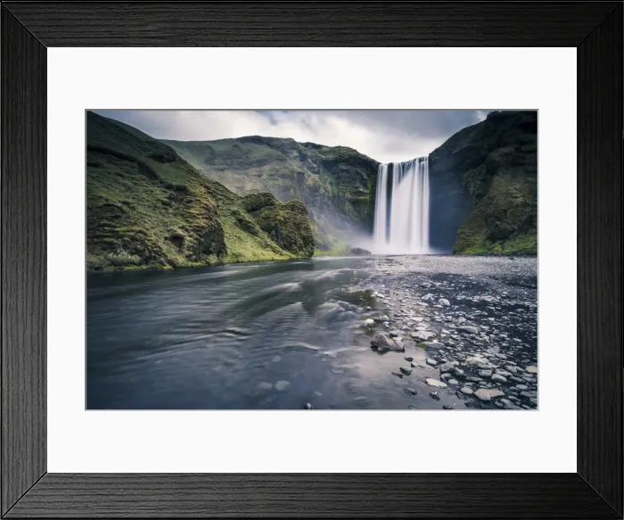 Framed Print : Southern Iceland. Skogafoss waterfall Framed Print : Southern Iceland. Skogafoss waterfall