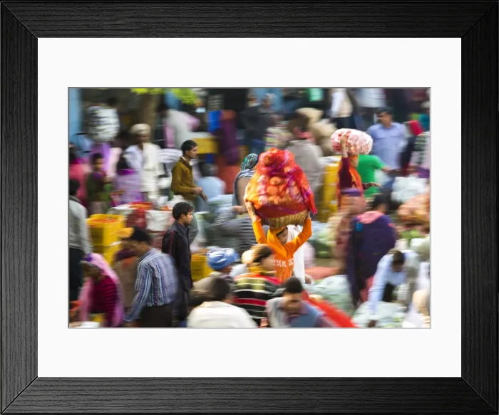 Framed Print : Fruit & vegetable market, Udaipur, Rajasthan, India Framed Print : Fruit & vegetable market, Udaipur, Rajasthan, India