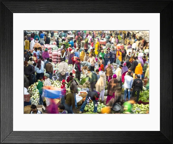 Framed Print : Fruit & vegetable market, Udaipur, Rajasthan, India Framed Print : Fruit & vegetable market, Udaipur, Rajasthan, India