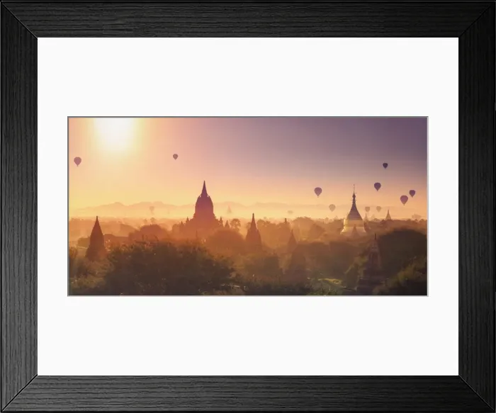 Framed Print : Myanmar (Burma), Temples of Bagan (Unesco world Heritage Site) Framed Print : Myanmar (Burma), Temples of Bagan (Unesco world Heritage Site)