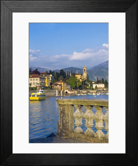 Framed Print : Tremezzo, Como lake, Lombardy, Italy Framed Print : Tremezzo, Como lake, Lombardy, Italy