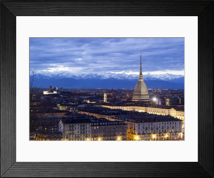 Framed Print : Turin, Piemonte, Italy. cityscape from Monte dei Cappuccini Framed Print : Turin, Piemonte, Italy. cityscape from Monte dei Cappuccini
