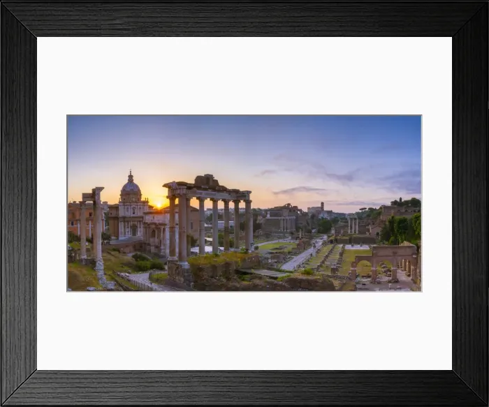 Framed Print : Rome, Lazio, Italy. Imperial fora at sunrise Framed Print : Rome, Lazio, Italy. Imperial fora at sunrise
