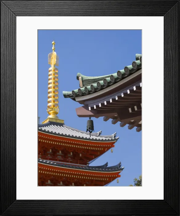 Framed Print : Pagoda at Tocho-ji Temple, Fukuoka, Kyushu, Japan Framed Print : Pagoda at Tocho-ji Temple, Fukuoka, Kyushu, Japan