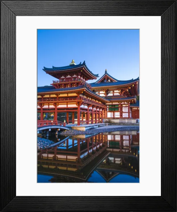 Framed Print : Japan, Kyoto, Uji, Byodoin Temple
