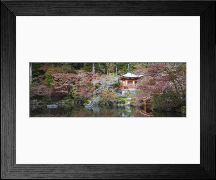 Framed Print : Japan, Kyoto, Daigoji Temple, Bentendo Hall and bridge Framed Print : Japan, Kyoto, Daigoji Temple, Bentendo Hall and bridge