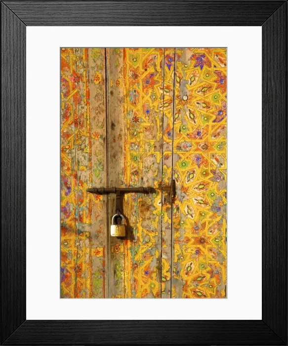 Framed Print : Traditional Moroccan Decorative Door, Rabat, Morocco, North Africa Framed Print : Traditional Moroccan Decorative Door, Rabat, Morocco, North Africa
