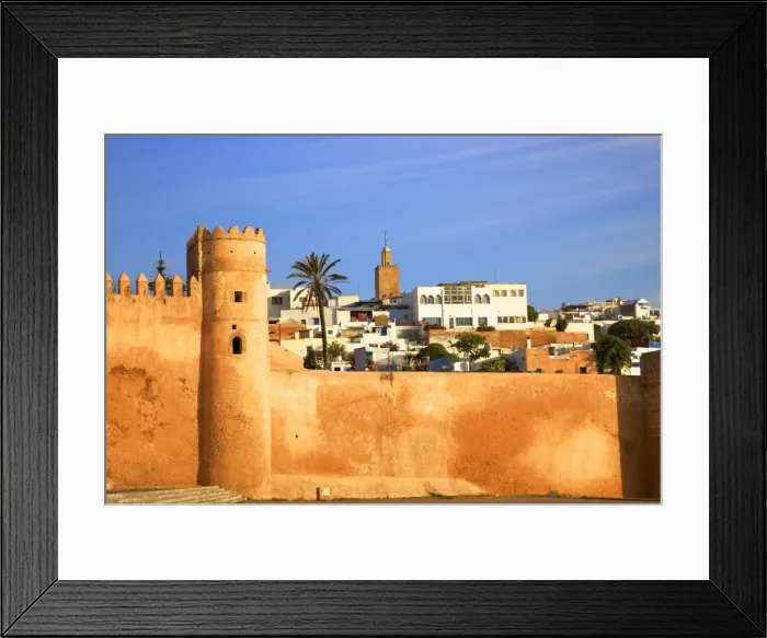 Framed Print : City Walls, Oudaia Kasbah, Rabat, Morocco, North Africa Framed Print : City Walls, Oudaia Kasbah, Rabat, Morocco, North Africa