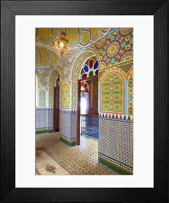 Framed Print : Interior Details of Continental Hotel, Tangier, Morocco, North Africa Framed Print : Interior Details of Continental Hotel, Tangier, Morocco, North Africa
